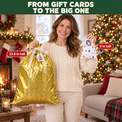 Drawstring Christmas Bags