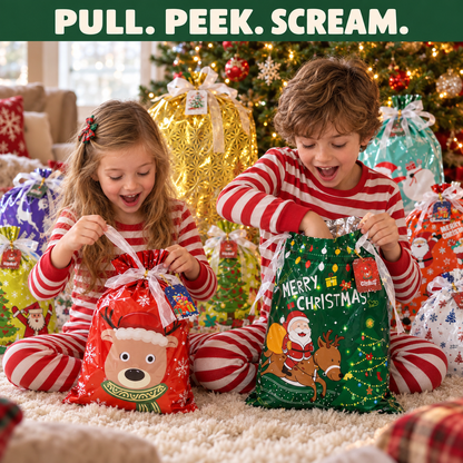 Drawstring Christmas Bags