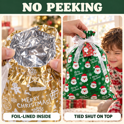 Drawstring Christmas Bags