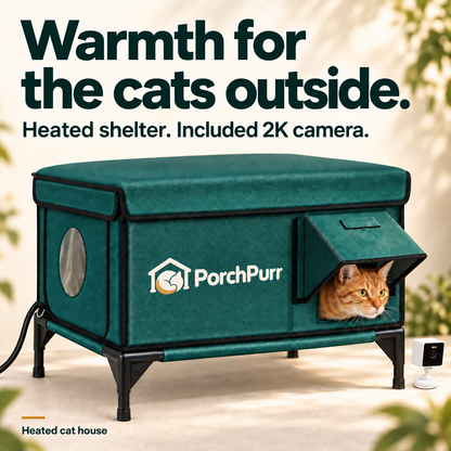 A warm place for the cats outside.
