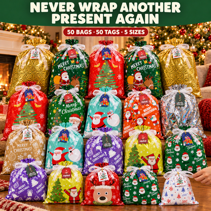 Drawstring Christmas Bags