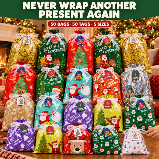 Drawstring Christmas Bags
